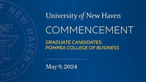 Commencement 2024 Master S Degree Students From The Pompea College Of