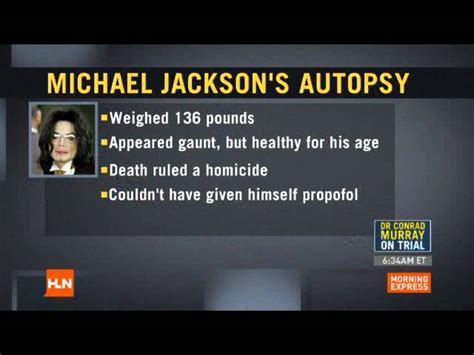 Michael Jackson Autopsy Photo Shocks Courtroom