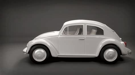 1969 VW Beetle with Full Interior free 3D model | CGTrader