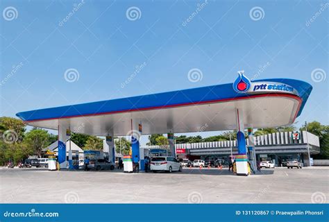 PTT Gas Station In Bangkok, Thailand. PTT Is A Thai State-owned SET ...