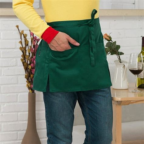 Waist Short Apron Hotels Restaurant Cafe Waiters And Waitresses