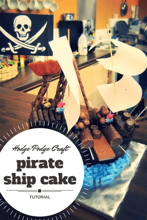 How to make a fantastic, easy peasy chocolate pirate ship cake in just one morning ...