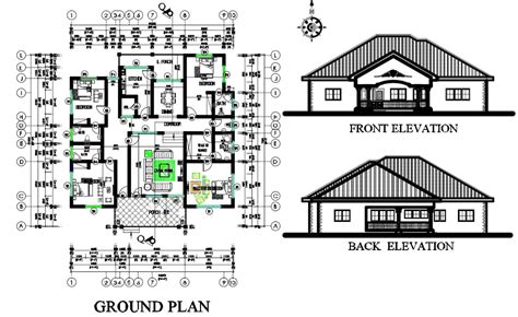 Complete House Plan With Dimensions