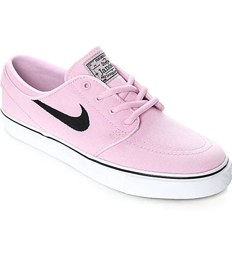 Nike Sb Janoski Prism Pink Canvas Womens Skate Shoes