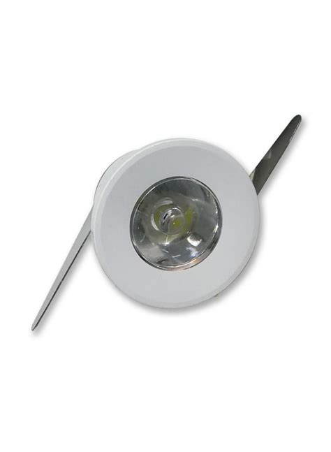 LO1191B Ojo de buey led mini 1W 3cm luz cálida titanio Cigla