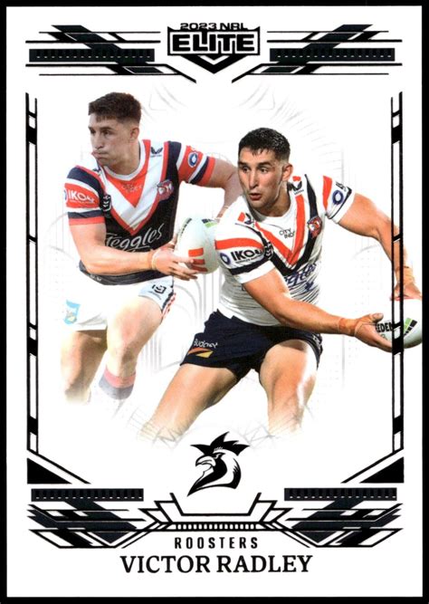 2023 Nrl Elite Black Diamond Mojo Mb130 Victor Radley Sydney Roosters