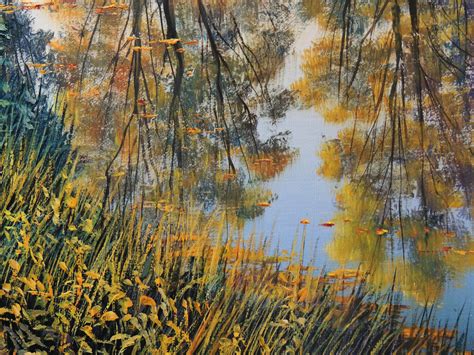 Tales Of Autumn By Oleg Riabchuk 2022 Painting Oil On Canvas