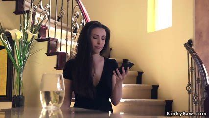 Debt Collector Anal Fucks Busty Brunette