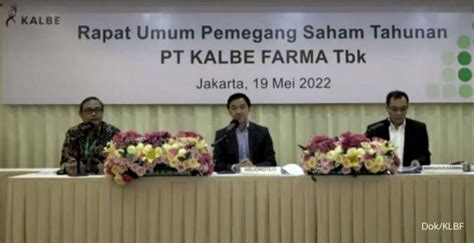 Kalbe Farma Klbf Incar Pertumbuhan Penjualan Dobel Digit Pada