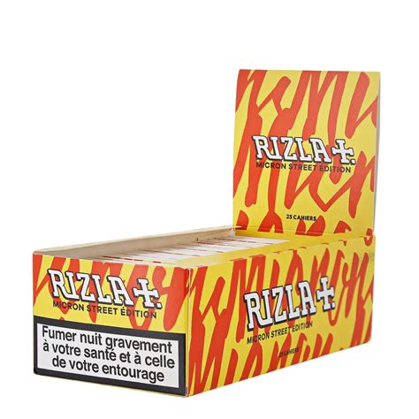 Cartine Rizla Micron Street Edition Regular Corte Doppie Double 25 Libretti