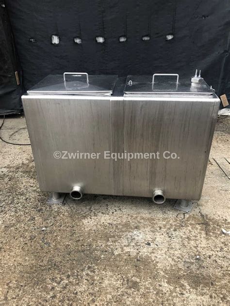 2 Compartment Stainless Steel Single Shell Tank Zwirner Equipment Company