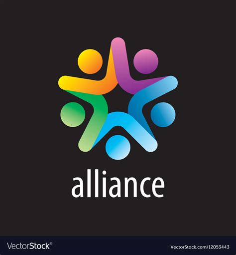 Logo alliance Royalty Free Vector Image - VectorStock