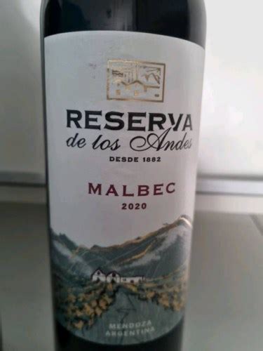 Reserva De Los Andes Malbec Vivino US