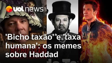 Haddad vira meme o que está por trás de posts como bicho taxão e