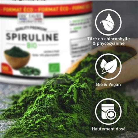 Spiruline Vegan Bio Pot De 100 Caps