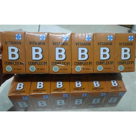 Jual Vitamin B Complex Ipi Isi Tablet Shopee Indonesia