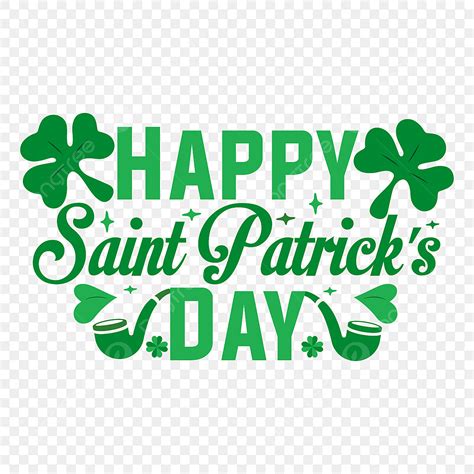 Saint Patrick Day Vector Art Png Happy Saint Patrick Day Green