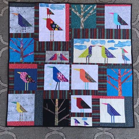 Lynne S Liberated Birds Tutorial Etsy The Block Paper Pieced Quilt