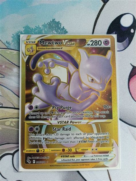 Mewtwo Vstar Gold Secret Rare Mewtwo V Star Kaufen Auf Ricardo