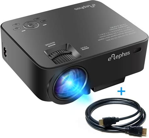 Elephas T Projector Lumens Led Mini Projector Amazon Co Uk