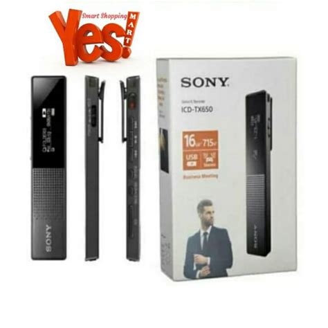 Jual Perekam Suara Voice Recorder Sony Icd Tx Shopee Indonesia