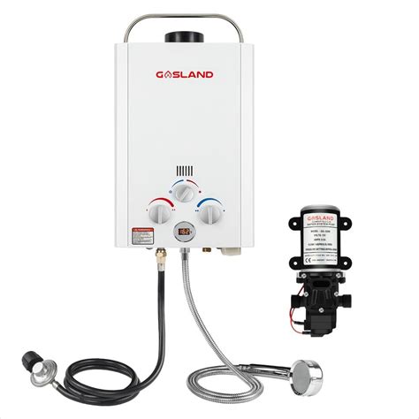 GASLAND Outdoors BE158 1 58GPM 6L Portable Propane Tankless Water