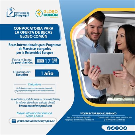 Univer De Guayaquil On Twitter Convocatoria A Becas Internacionales