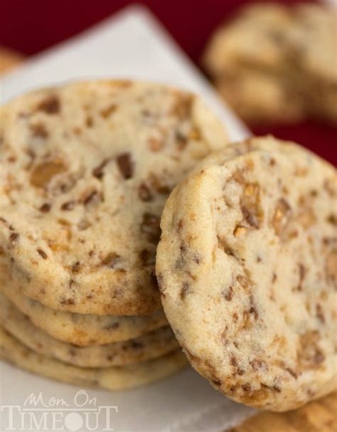 Toffee Butter Icebox Cookies Mom On Timeout