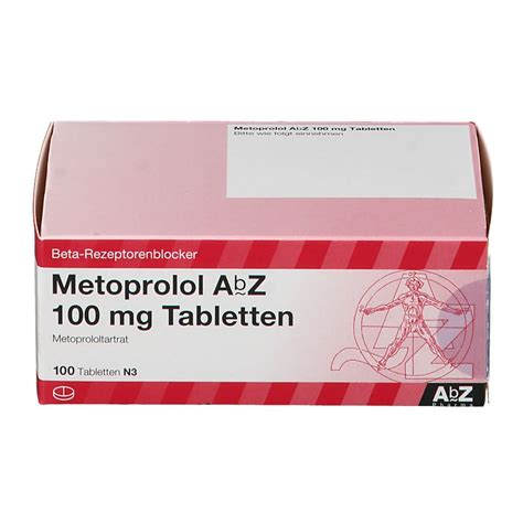 Metoprolol Abz 100mg 100 St Mit Dem E Rezept Kaufen Shop Apotheke