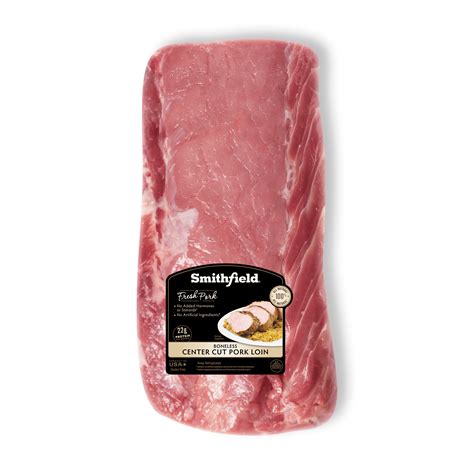 Smithfield Fresh Pork Center Cut Loin Boneless Lb Walmart