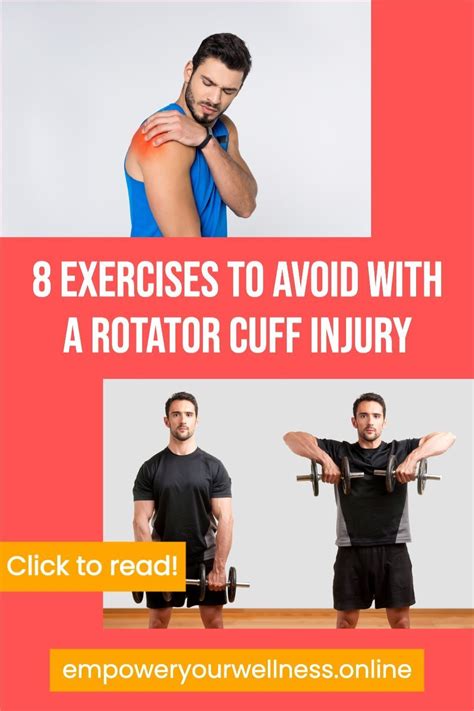 8 Exercises To Avoid With A Rotator Cuff Injury Empower Your Wellness