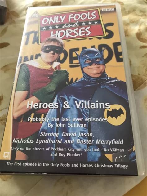 ONLY FOOLS AND Horses - Heroes And Villains (VHS/SH, 1997) VGC - PG ...