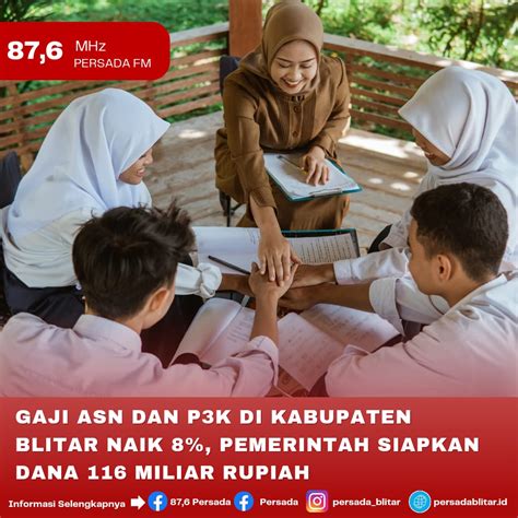 Gaji Asn Dan P K Di Kabupaten Blitar Naik Pemerintah Siapkan Dana