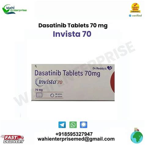 Invista Mg Dasatinib Tablets At Rs Box In New Delhi Id