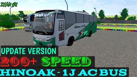 HINO AK 1J AC BUS MOD UPDATED L NEW HINO AK1J AC BUS L SAKURA BUS SKIN