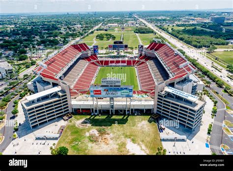 Aerial View Of Raymond James Stadium Tampa Florida Usa A Large