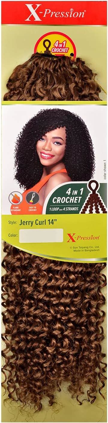 Outre Synthetic Hair Crochet Braids X Pression Braid 4 In 1 Loop Jerry