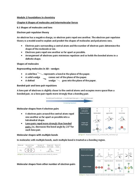 Chapter 6 Shapes Of Molecules And Intermolecular Forces Download Free Pdf Chemical Polarity