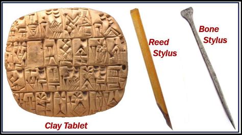 Clay Tablet And Stylus