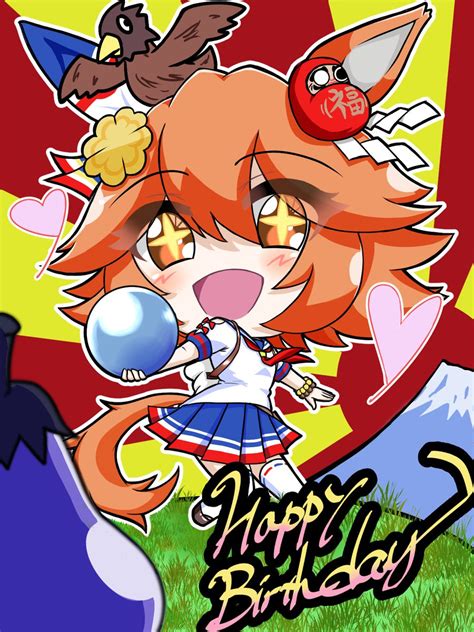 マチカネフクキタル「マチカネフクキタル誕生祭2023 フクちゃんは思い入れが強くて、初めて描いたs」縄猫のイラスト