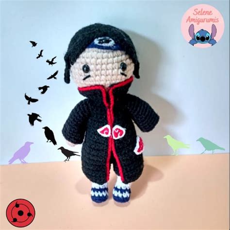 Itachi Uchiha Amigurumi Itachi Akatsuki Tejidos A Crochet