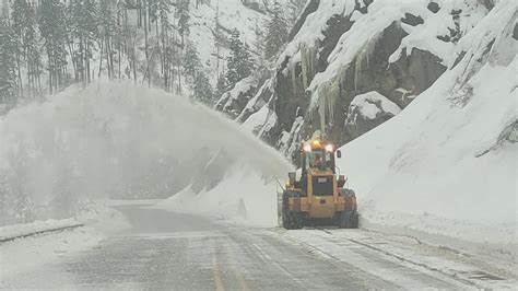 Stevens Pass Closed Due To Freezing Rain Avalanche Danger