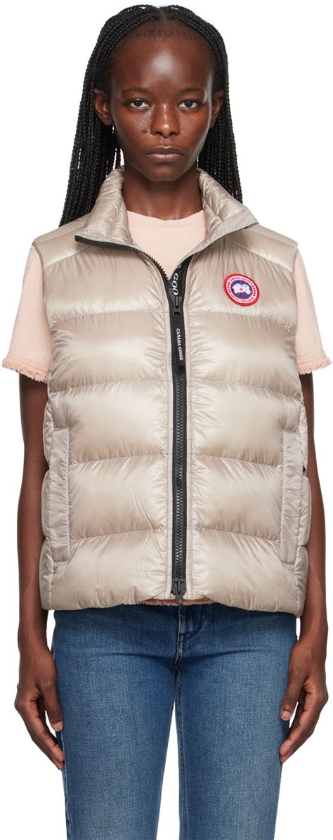 Canada Goose Beige Cypress Down Vest Ssense