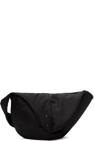 Black Amorphous Crossbody Bag By HELIOT EMIL On Sale