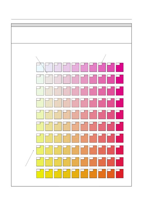 Explanation for CMYK Color Chart Free Download