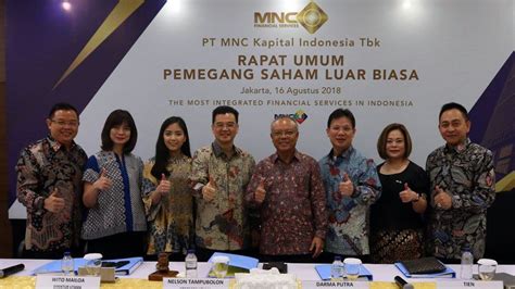 Mnc Kapital Indonesia Catat Laba Bersih Rp122 M Pada Semester I 2018