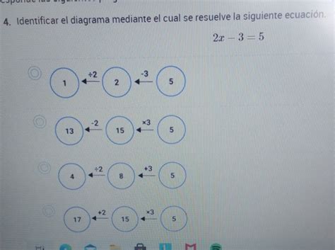 Solved 4 Identificar El Diagrama Mediante El Cual Se Resuelve La