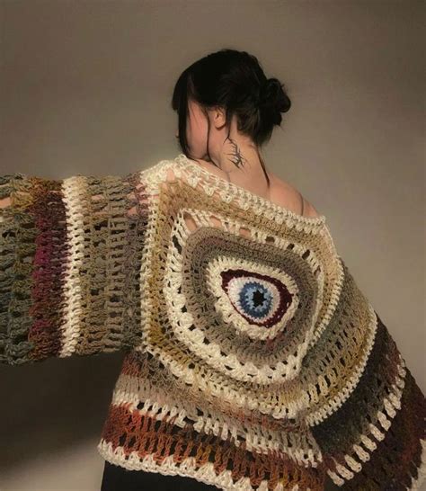 Crochet Eye Sweater In 2023 Crochet Fashion Patterns Crochet Clothes