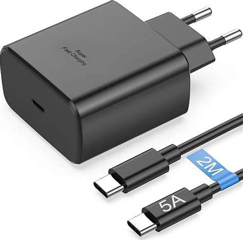 Chargeur Usb C Rapide 45w Pour Chargeur Samsung Charge Rapide2m Cable