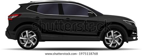 Realistic Suv Car Side View Stock Vector (Royalty Free) 1975118768 ...